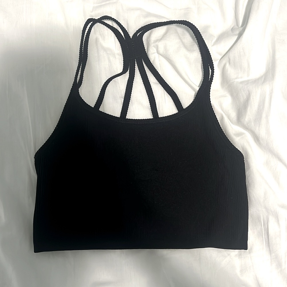 Black Sports Bra